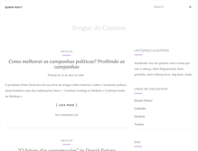 Tablet Screenshot of cassano.com.br